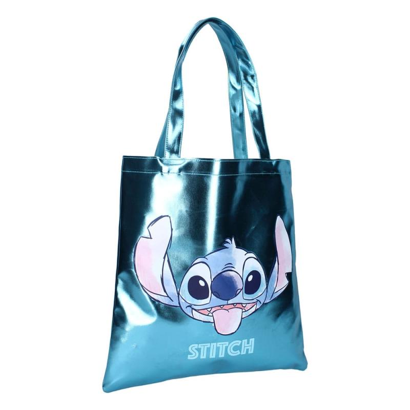 Lilo & Stitch Tote Bag Stitch Moves Metallic 1