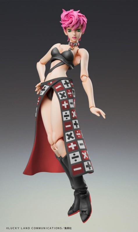 JoJo's Bizarre Adventure Part 5 Super Action Action Figure Chozokado Trish Una Black Ver. 15 cm 1