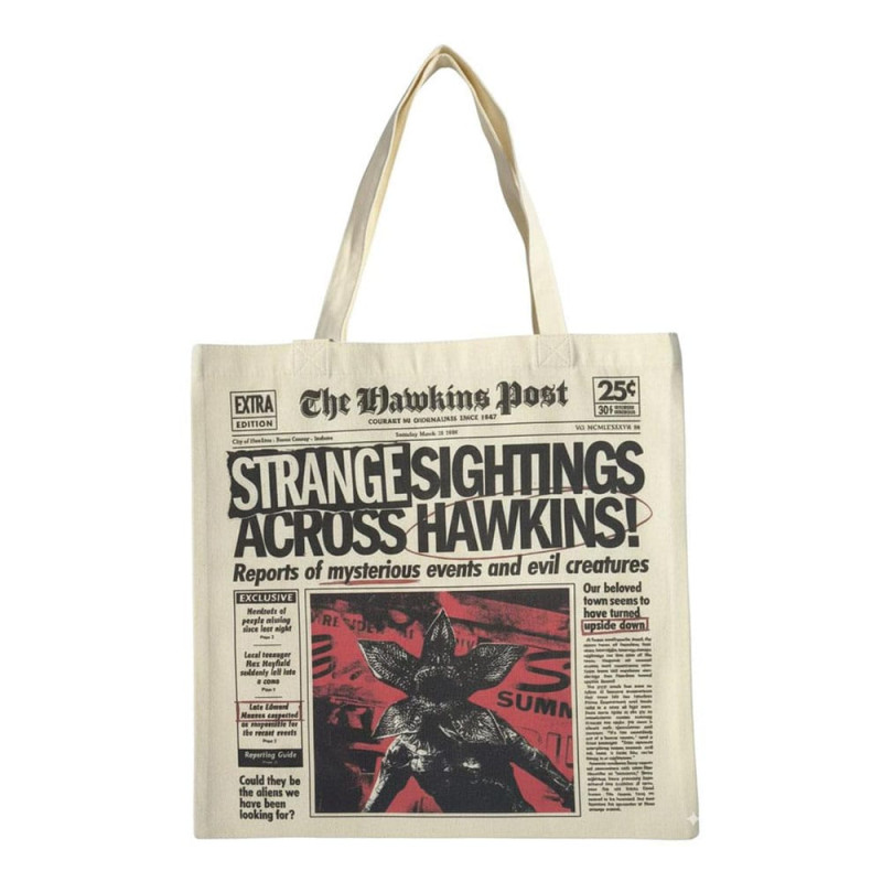 Stranger Things Tote Bag Newspaper 1