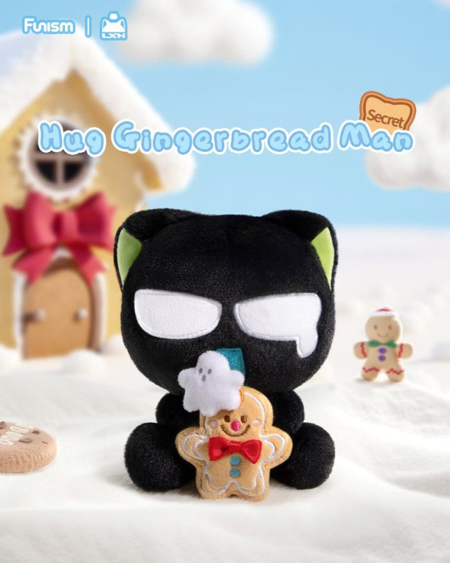Luo Xiaohei Hug Series Plush Keyring Blind Box Display (6) 2