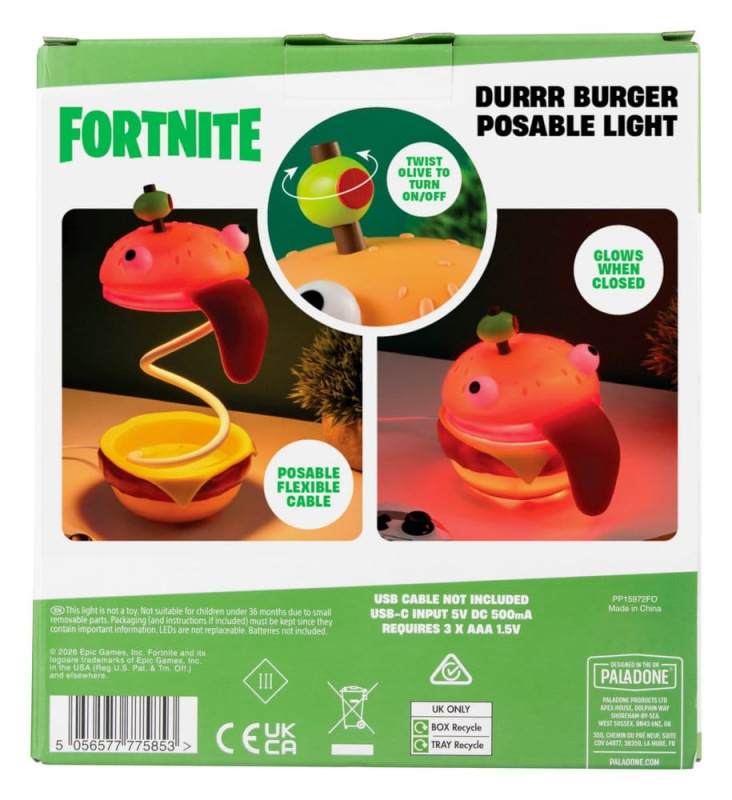 Fortnite Light Durrr Burger Posable 30 cm 3