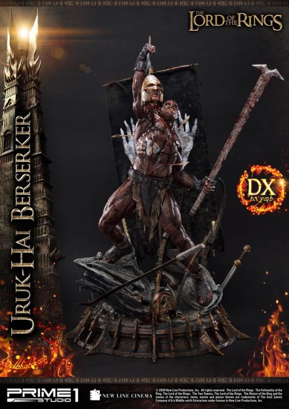 Lord of the Rings: Uruk-Hai Berserker Deluxe Version - Statue 1/4 - Prime 1 Studio