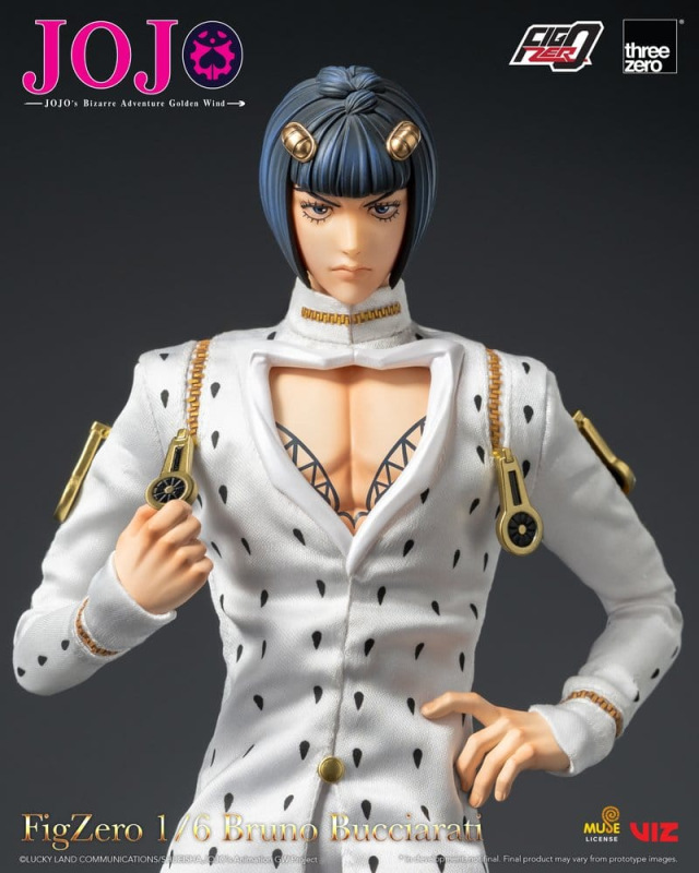 Jojo's Bizarre Adventure: Golden Wind FigZero Action Figure 1/6 Bruno Bucciarati 31 cm 11
