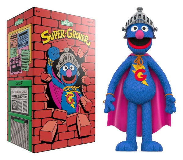 Sesame Street Supersize Vinyl Figure Super Grover 36 cm