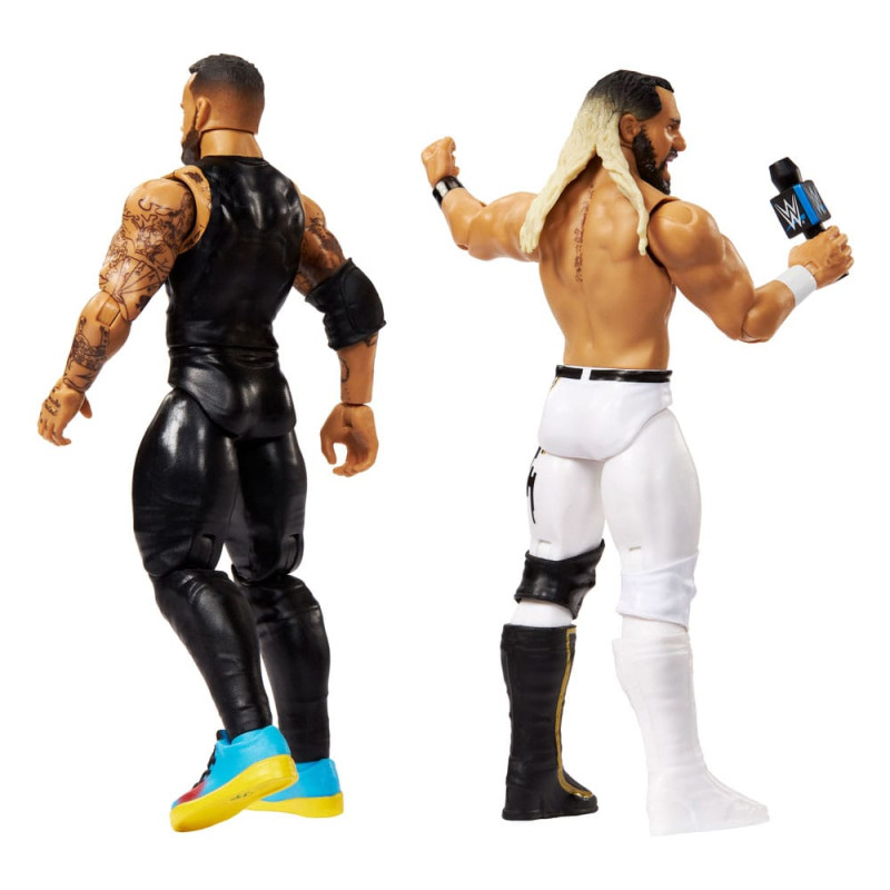 WWE Main Event Showdown Action Figures CM Punk vs Seth "Freakin" Rollins 2-Pack 15 cm 5