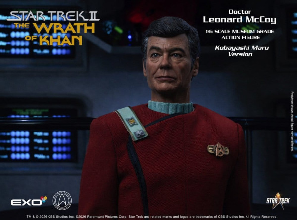 Star Trek II: The Wrath of Khan Action Figure 1/6 Dr. Leonard McCoy Kobayashi Maru Version 30 cm 4