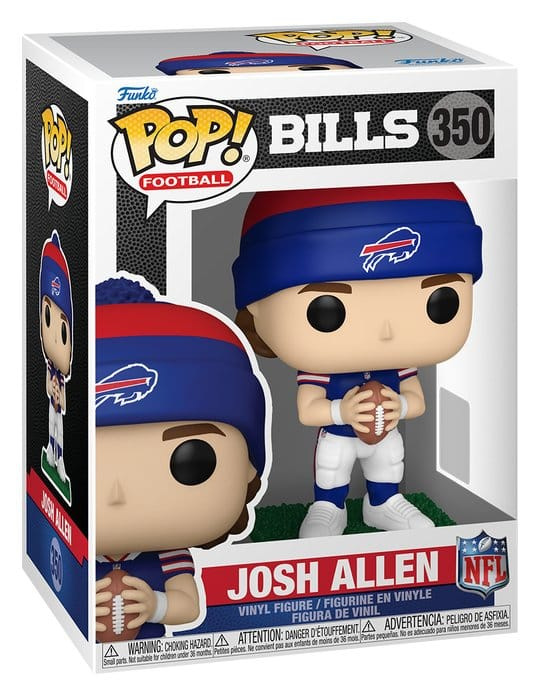 NFL POP! Vinyl Figure : Bills- Josh Allen (Beanie) 9 cm 1