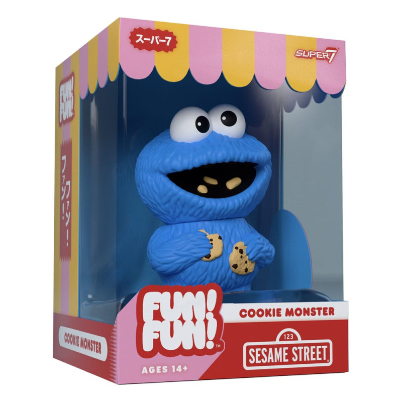 Sesame Street FUN! FUN! Vinyl Action Figure Wave 02 Cookie Monster 13 cm 2