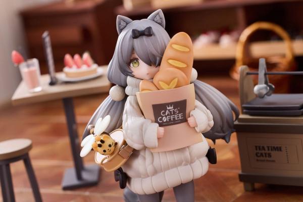 Decorated Life Collection PVC Statue Tea Time Cats - Cat Town Bakery Staff & Customer Set 12 cm