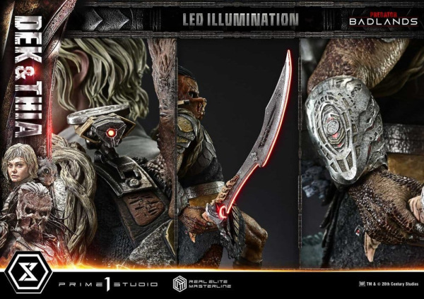 Predator Real Elite Masterline Statue 1/3 Badlands Dek & Thia 87 cm 5