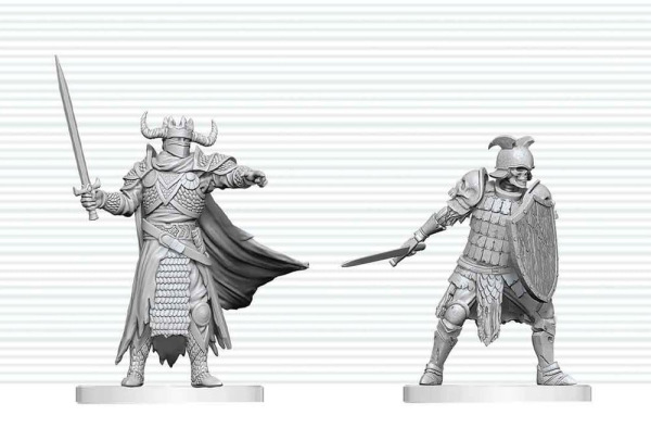 Dungeons & Dragons Nolzur's Marvelous Miniatures Unpainted Miniature Death Knight & Death Knight Asp
