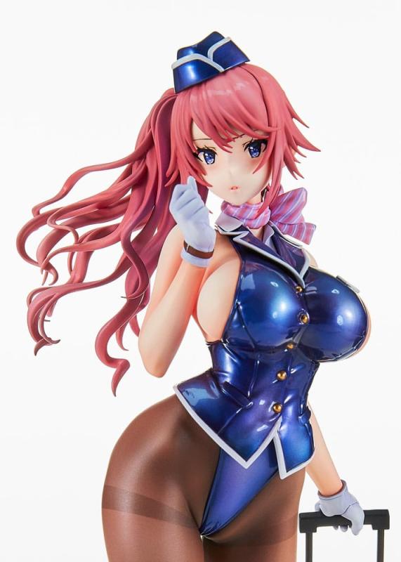 Original Character PVC Statue Tight na Oshigoto Work 3: Cabin Attendant Aya Saionji 25 cm