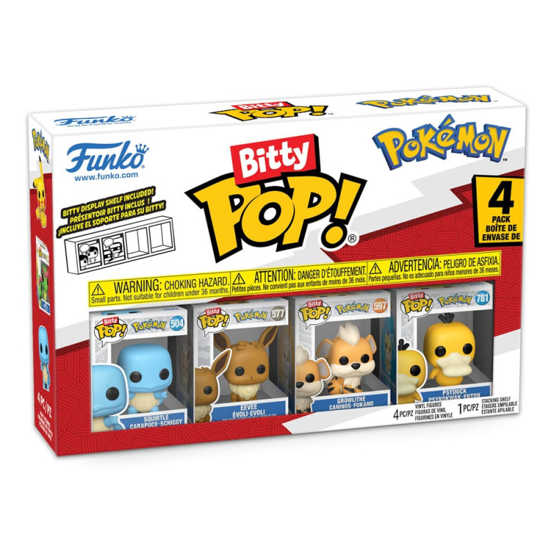 Pokémon Bitty POP! Vinyl Figure 4-Pack Series 4 2 cm 2