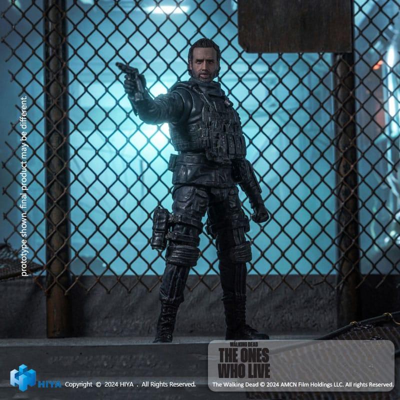 The Walking Dead: The Ones Who Lived Exquisite Mini Action Figure 1/18 Daryl Dixon Dark Eyes Walker