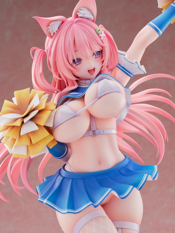 Original Character Statue 1/5 Kemomimi Cheer Girl illustration by Yatanuki Kei 35 cm 11