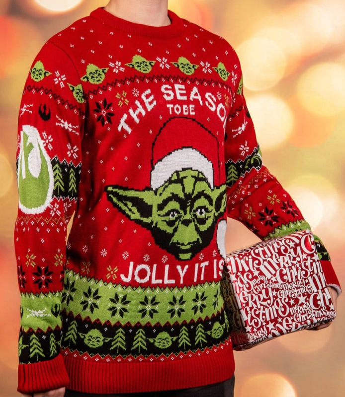 Star Wars Christmas Sweater Yoda Size M 2