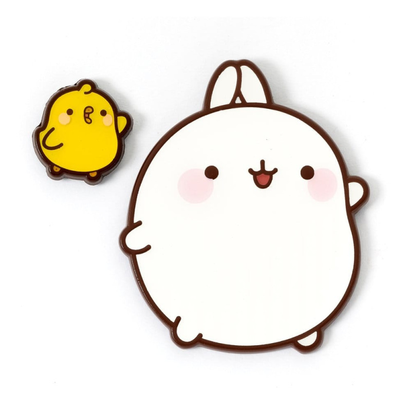 Molang Pin Badge Molang & Piu Piu 1