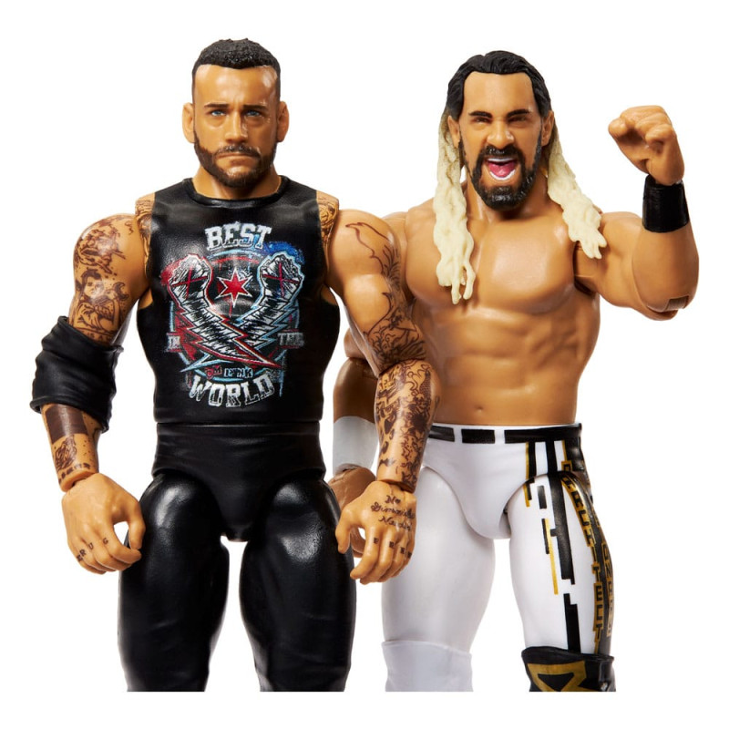 WWE Main Event Showdown Action Figures CM Punk vs Seth "Freakin" Rollins 2-Pack 15 cm 4