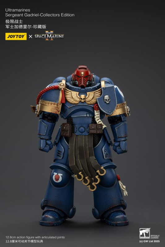 Warhammer 40,000: Space Marine 2 Action Figure Ultramarines Sergeant Gadriel Collectors Edition 13 c 1