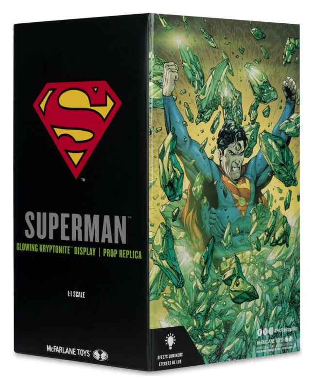Superman DC Direct Replica 1/1 Kryptonite Display (Gold Label) 18 cm 8