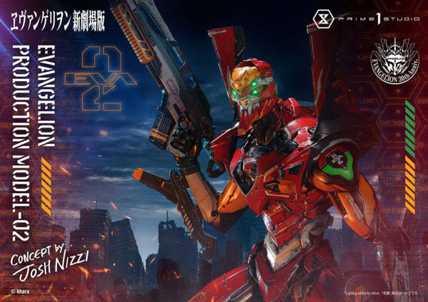 Rebuild of Evangelion Ultimate Diorama Masterline Series Statue Evangelion Production Model-02 (Conc 1