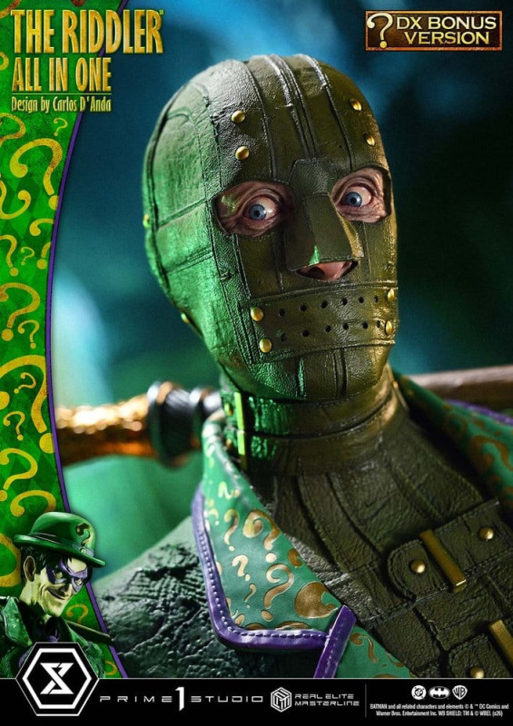 DC Comics Real Elite Masterline Series Statue 1/3 The Riddler All In One (Design by Carlos D'Anda) D 4