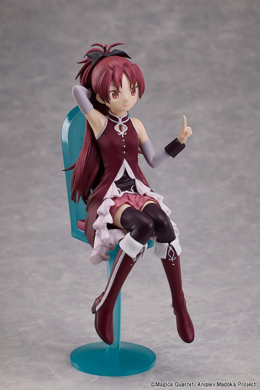 Puella Magi Madoka Magica The Movie: Rebellion PVC Statue Kyoko Sakura Tea Party Cake Song Ver. 18 c 2