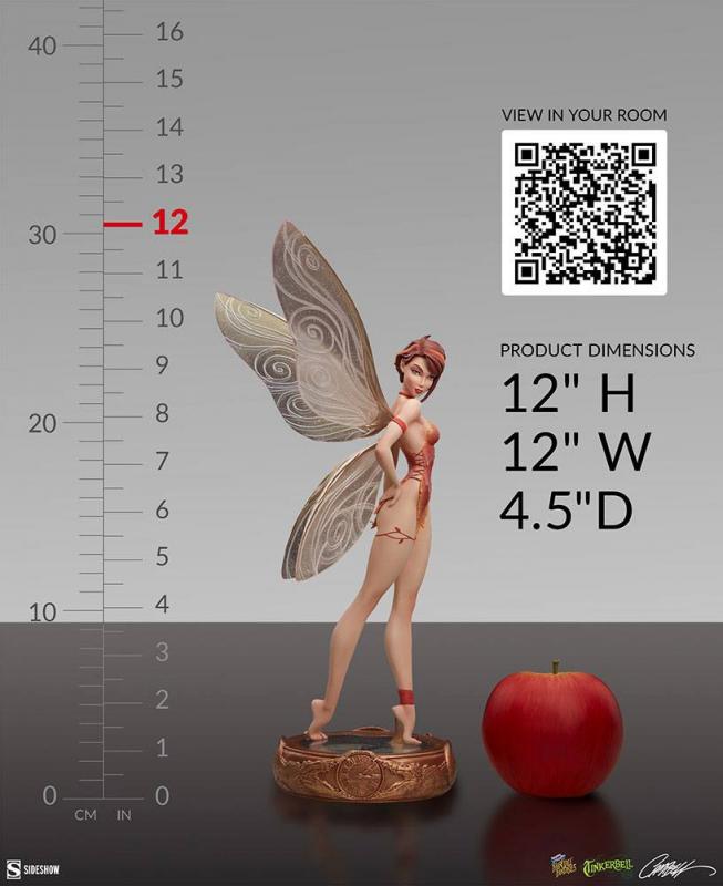 Fairytale Fantasies: Tinkerbell (Fall Variant) 30 cm Statue - Sideshow Collectibles