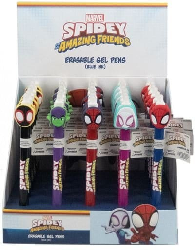 Spidey & Friends Erasable Gel Pen Friends Display (30) 1