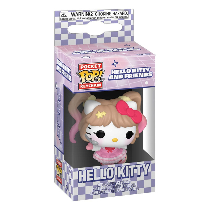 Hello Kitty and Friends POP! Vinyl Keychains 4 cm Hello Kitty (K-Pop Outfit) Display (12) 1