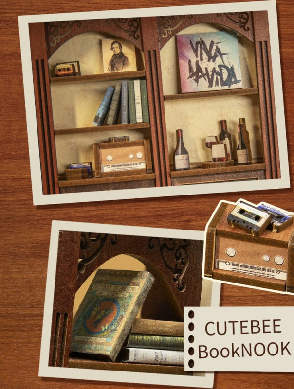 Book Nook The Secret Rhythm 23 x 11 cm 5