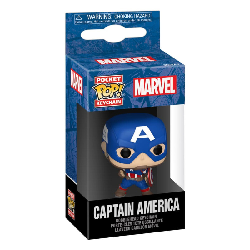Marvel POP! Vinyl Keychains 4 cm New Classics - Captain America Display (12) 1