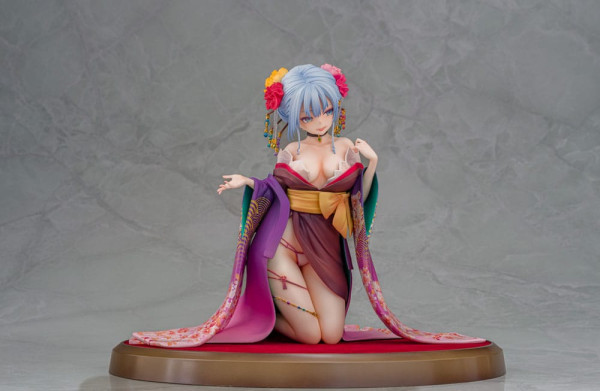 Original Character Statue 1/7 Shujuu Ecstasy Shion Oiran Ver. 15 cm 6