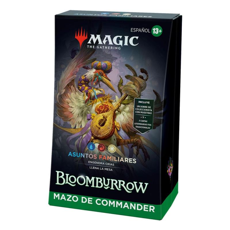 Magic the Gathering Bloomburrow Commander Decks Display (4) spanish