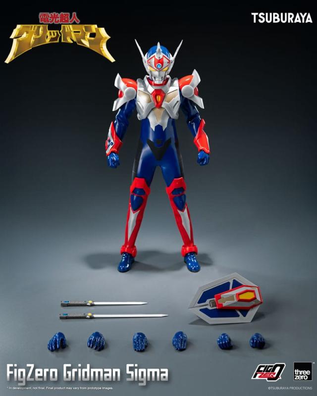 Gridman the Hyper Agent: Revenge of Neo Evil Lord FigZero Action Figure Gridman Sigma 30 cm 1