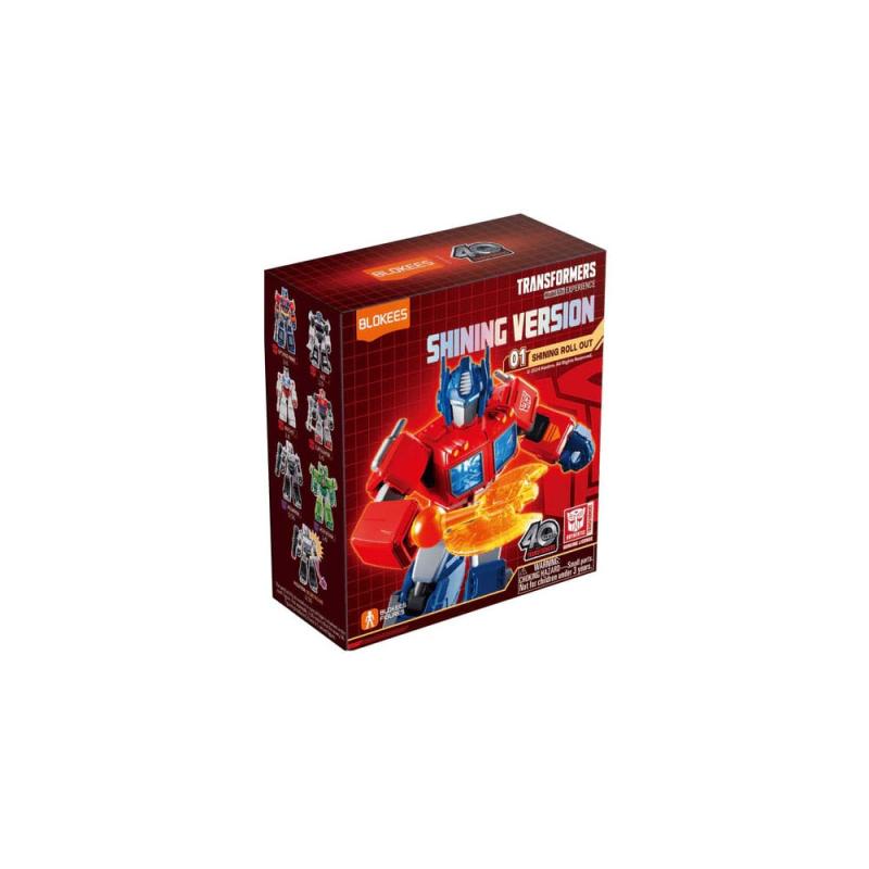 Transformers Blokees Plastic Model Kit Shining Version 01 Shining Roll Out Assortment (9)