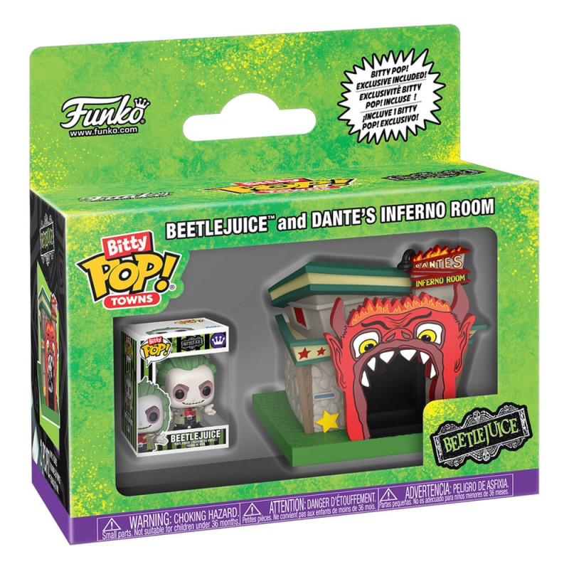 Beetlejuice Bitty POP! Towns Vinyl Figure Beetlejuice and Dante's Inferno Room 1