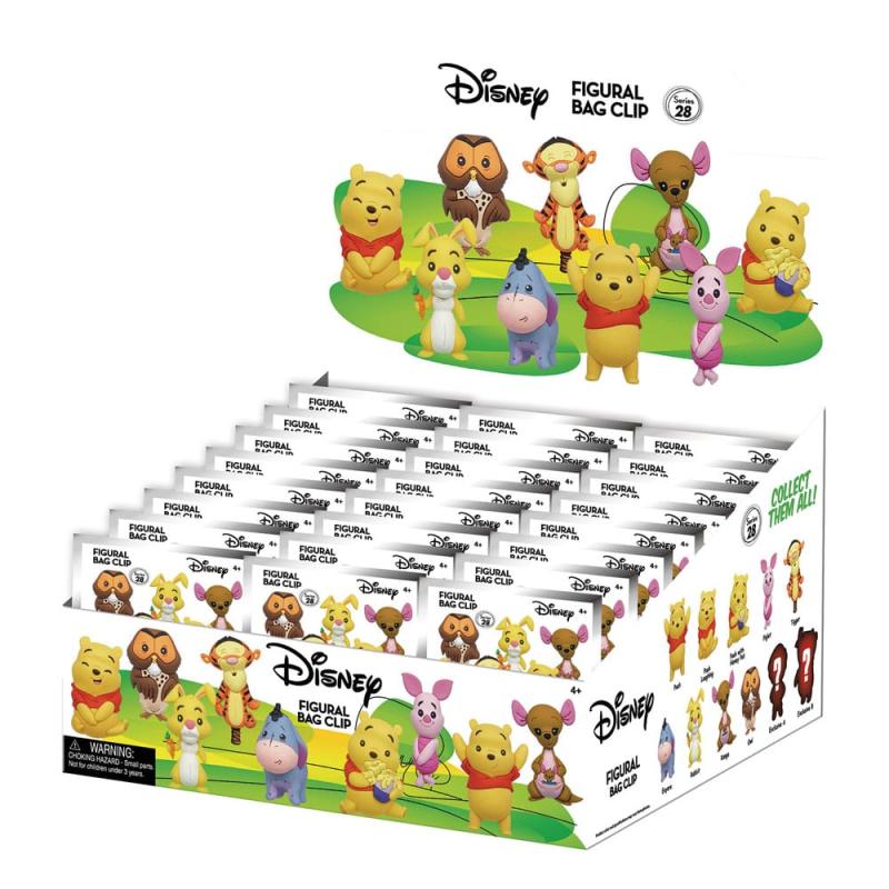 Disney PVC Bag Clips Winnie The Pooh Display (24)