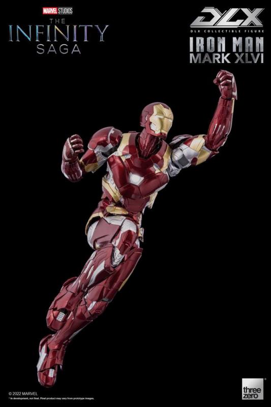 Infinity Saga: Iron Man Mark 46 1/12 DLX Action Figure - ThreeZero