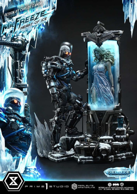 DC Comics Real Elite Masterline Series Statue 1/3 Batman (Comics) Mr. Freeze Heart of Ice (Design by 10