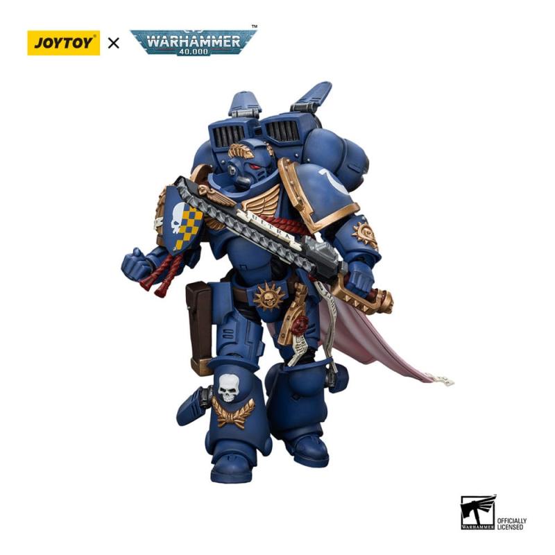 Warhammer 40k Action Figure 1/18 Ultramarines Captain With Jump Pack 12 cm