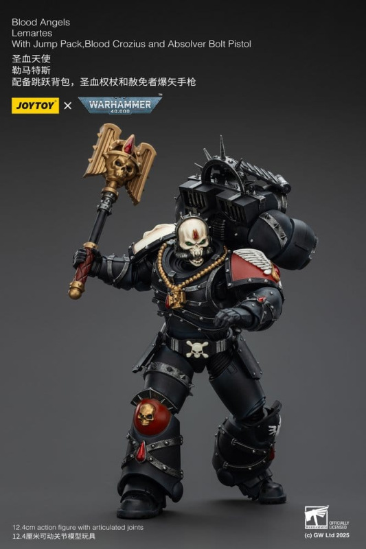 Warhammer 40,000 Action Figure Blood Angels Lemartes 12 cm 6