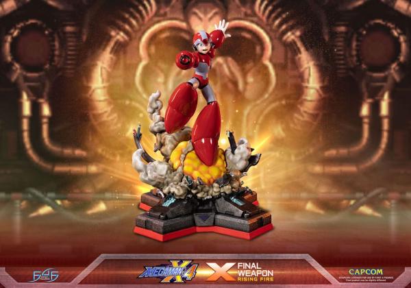 Mega Man X4: X Finale Weapon Rising Fire 45 cm Statue - First 4 Figures