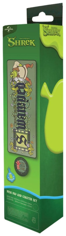 Shrek Desk Pad & Coaster Set 4
