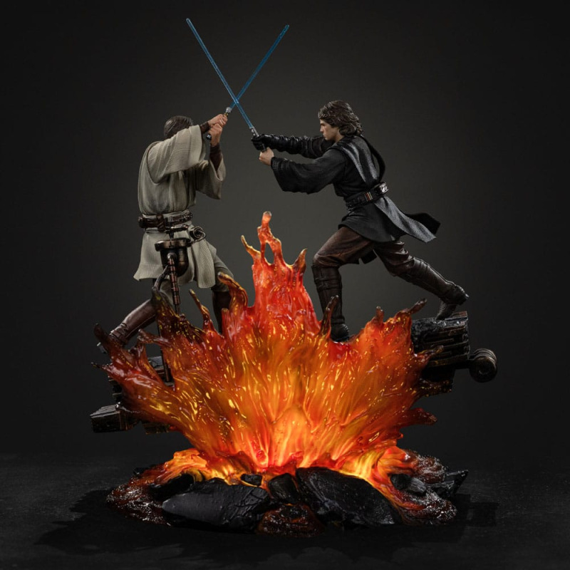 Star Wars Art Scale Statue 1/10 Anakin vs. Obi Wan 34 cm 4