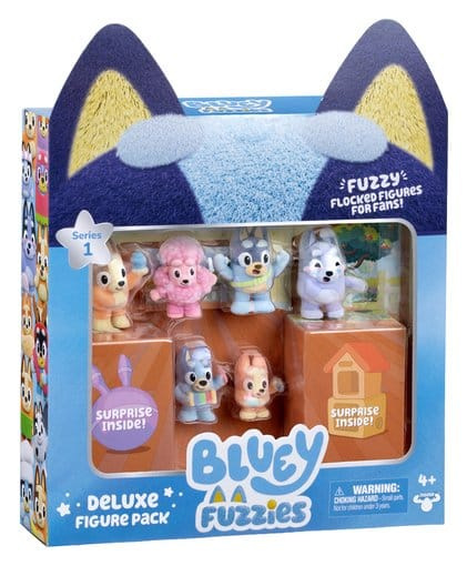 Bluey Fuzzies Deluxe Figure Pack 1