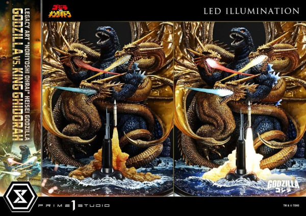 Godzilla Legacy Art "Noriyoshi Ohrai" Statue Heisei Godzilla Godzilla vs. King Ghidorah Bonus Versio 4