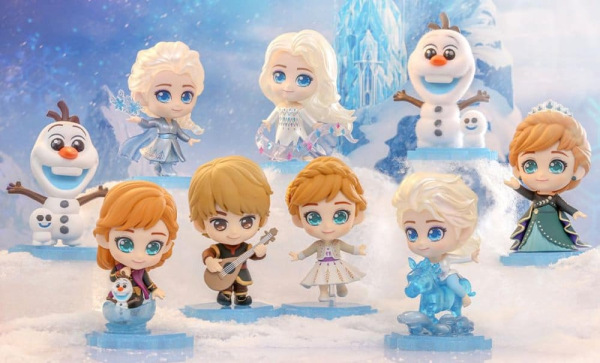 Frozen Cosbi Mini Figures 8 cm Blind Box Display (8) 1