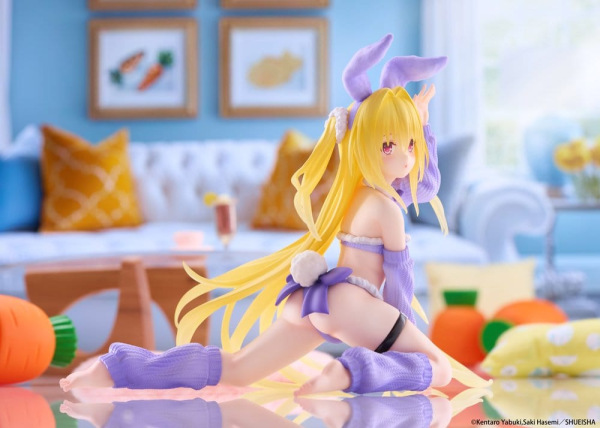 To Love-Ru Darkness MOFLOCK PVC Figure Golden Darkness (Fluffy Bunny Ver.) 13 cm 5