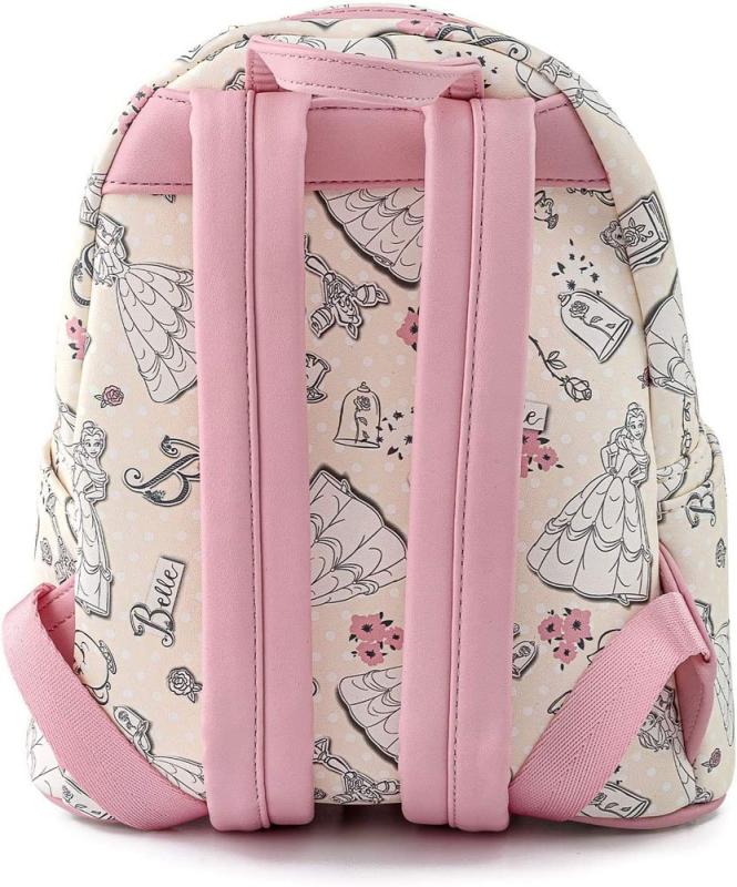 Disney by Loungefly Backpack Beauty and the Beast Belle Creme AOP heo Exclusive 2